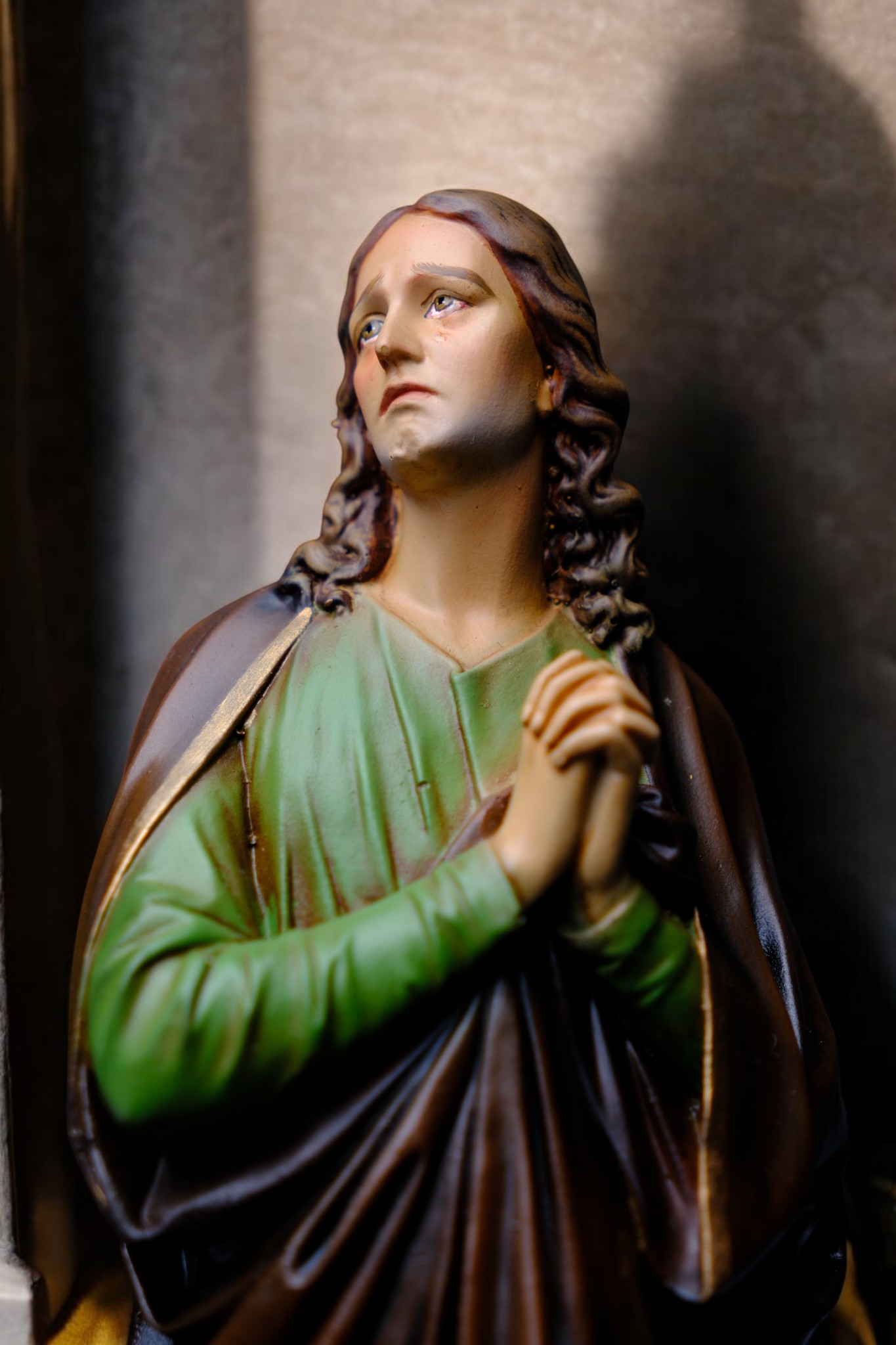 Tượng Thánh Gioan Tông Đồ Phong Cách Cổ – Tượng Công Giáo Thủ Công Cao 30cm Trang Trí Góc Cầu Nguyện - Ảnh 15