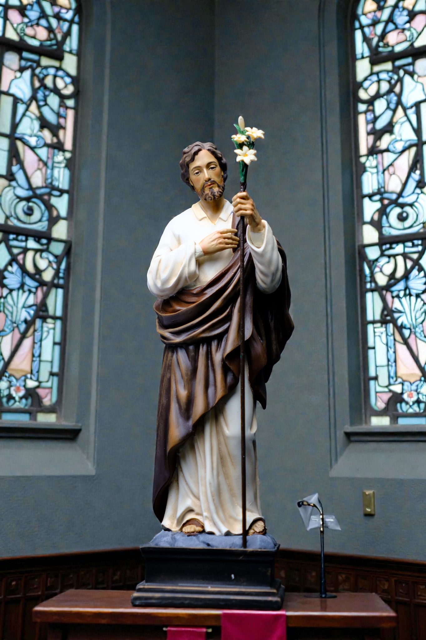 Tượng Thánh Giuse Hoa Huệ – Tượng Công Giáo Thủ Công Cao 25cm Trang Trí Góc Cầu Nguyện - Ảnh 15