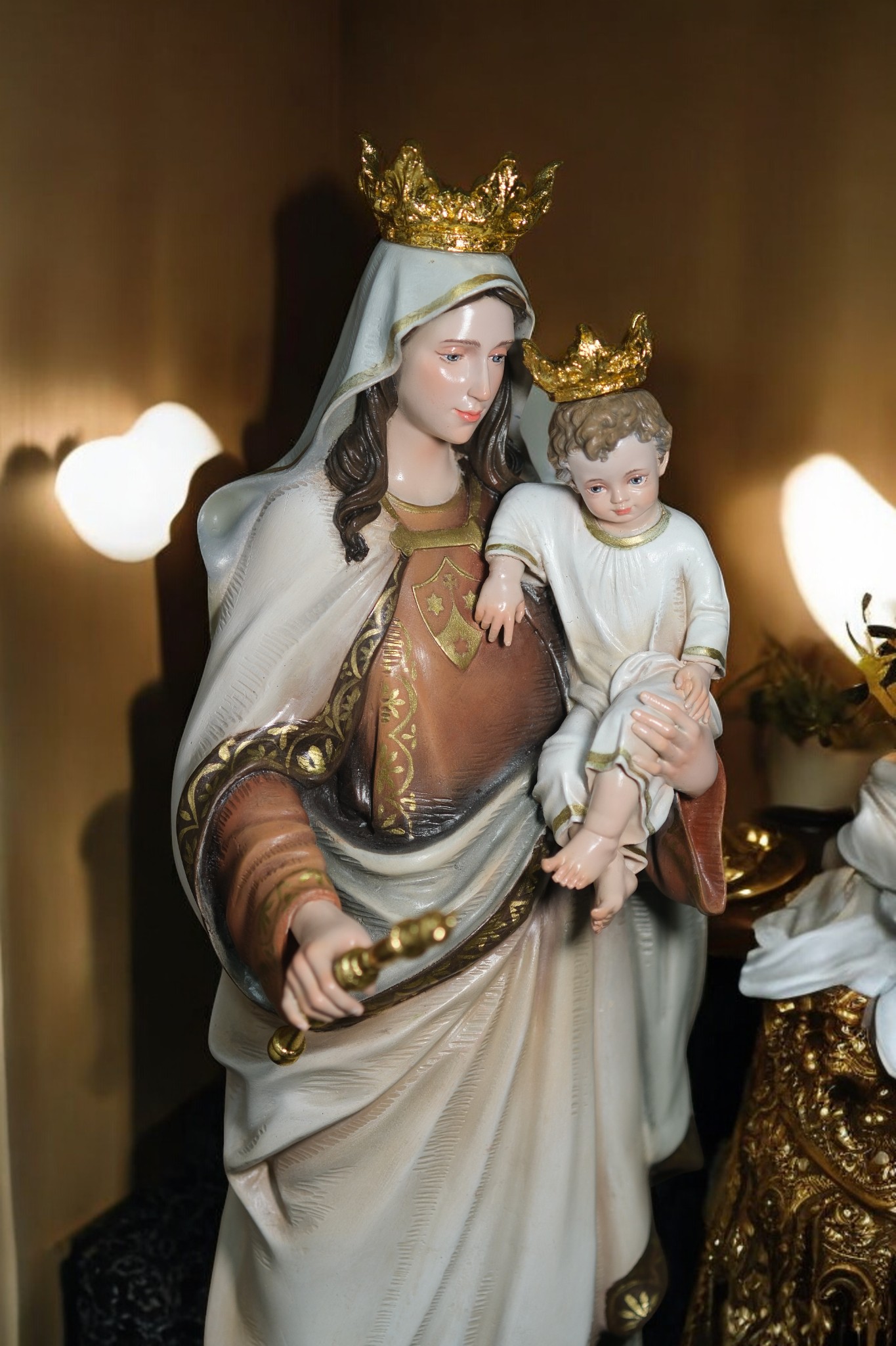 Tượng Đức Mẹ Núi Cát Minh – Tượng Công Giáo Thủ Công Cao 60cm Trang Trí Góc Cầu Nguyện - Ảnh 11