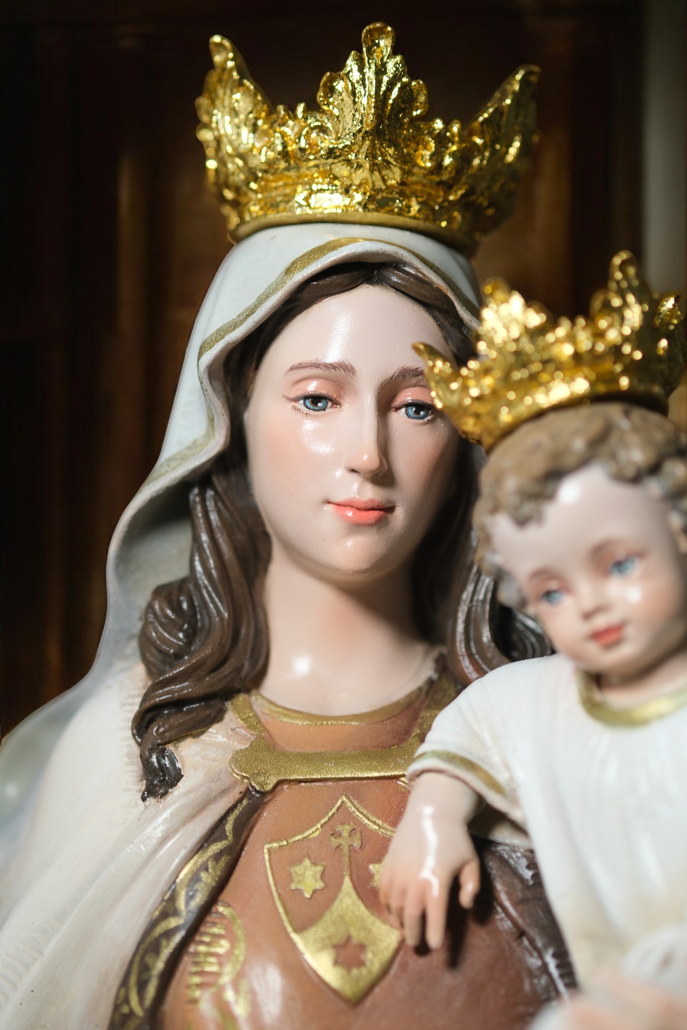 Tượng Đức Mẹ Núi Cát Minh – Tượng Công Giáo Thủ Công Cao 60cm Trang Trí Góc Cầu Nguyện - Ảnh 18